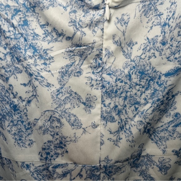 NWT Missguided (sold by ASOS) Toile Milkmaid midi dress Size 14 - Picture 12 of 15